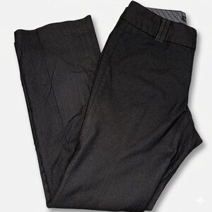 Banana Republic Contoured Fit Dress Pants Size 6 Black Wool Blend Stretch Career